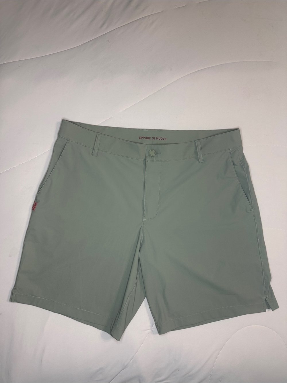 RHONE Tan green sage Performance Shorts 34